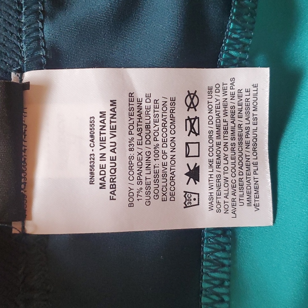 Nike Pro Blue and Teal Athletic Shorts - Picture 5 of 5